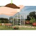 Palram Hybrid Greenhouse, 6' x 4', Silver   553415525